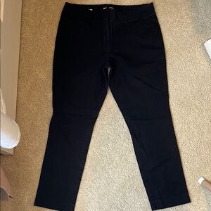 LOFT Black Chinos Classic Straight-Leg